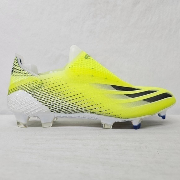 Adidas X Ghosted+ FG Soccer Cleats FW6911 Solar Yellow Black Mens Size 12